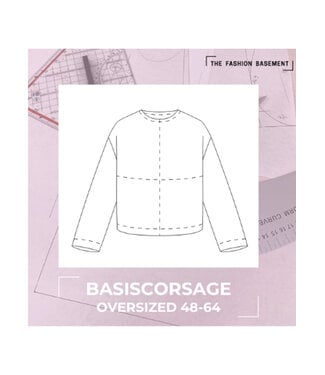 The Fashion Basement Basic corsage OVERSIZED fit TFB - basic pattern 48-64