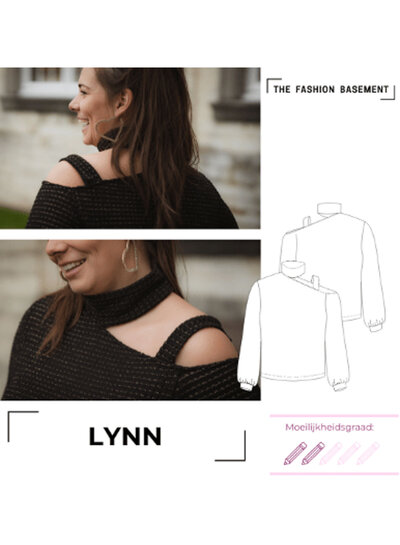 The Fashion Basement Lynn sweater - TFB model pattern