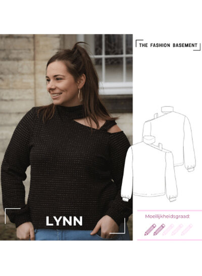 The Fashion Basement Lynn sweater - TFB model pattern