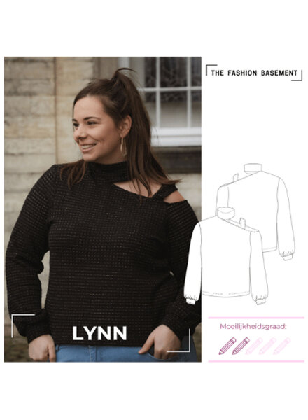 The Fashion Basement Lynn sweater - TFB model pattern