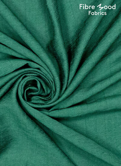 Fibremood Malia - green - jacuard stripes viscose mix