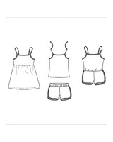 Bel'Etoile Siem short + top + playsuit + jurk KIDS