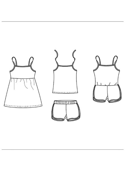 Bel'Etoile Siem short + top + playsuit + dress KIDS