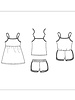 Bel'Etoile Siem short + top + playsuit + jurk KIDS