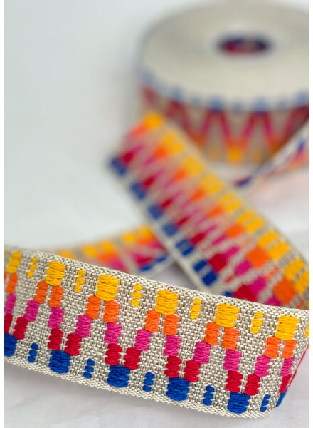 colorfull bag strap primary colors - 40 mm