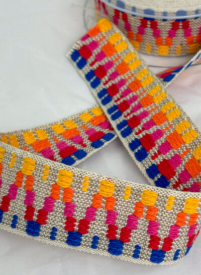 M. colorfull bag strap primary colors - 40 mm