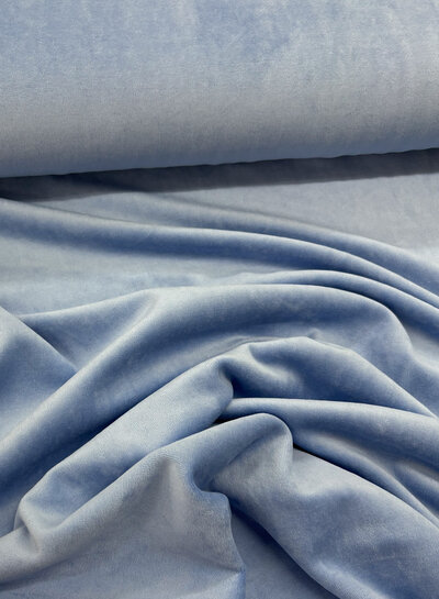 M. baby blue nicky velvet