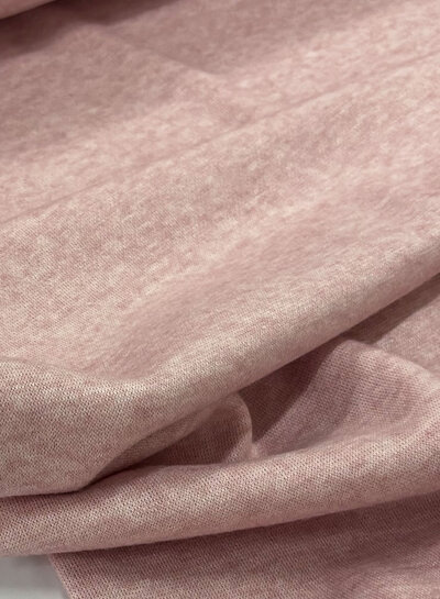 Swafing light pink melee - knitted viscose