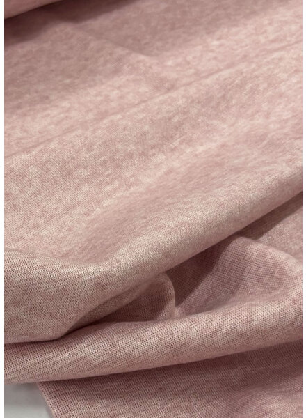 Swafing light pink melee - knitted viscose