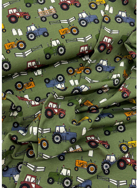 Swafing tractor groen - tricot