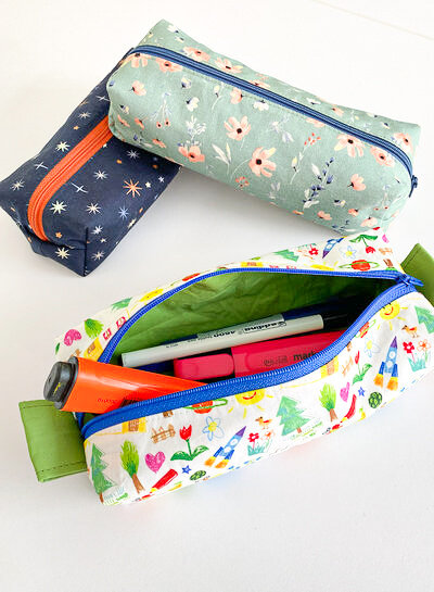 Madeline Patterns online workshop making pencil case