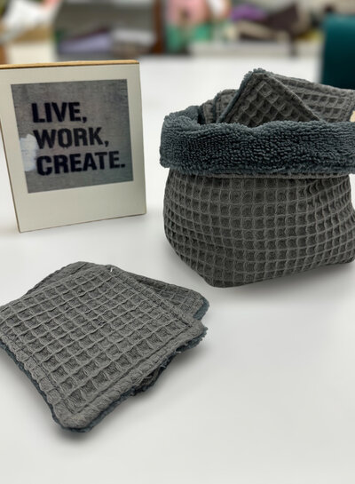 Madeline Patterns online workshop ecologische make-up pads met bijpassend mandje