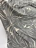 deadstock faded gray leaves - viscose - Italian quality