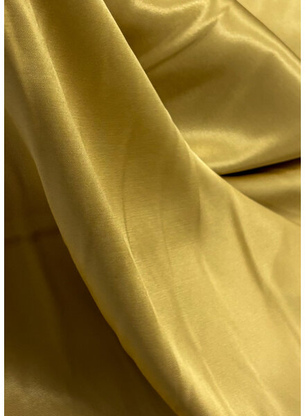 deadstock warm gold satin - Italian quality