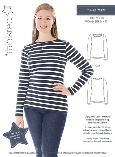 Minikrea Copy of Copy of ondergoed man / vrouw patroon - engelstalig