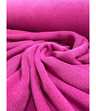 fuchsia spons - rekbare badstof