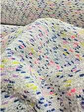 Madeline beautiful jacquard with NEON touch and a fine lurex thread - stretch