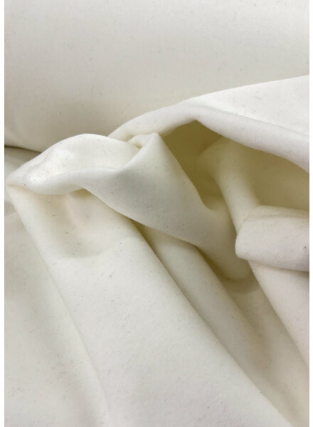 M. cloud white - coat fabric - beautiful heavy quality