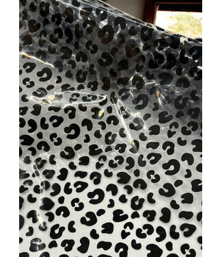 leopard print raincoat