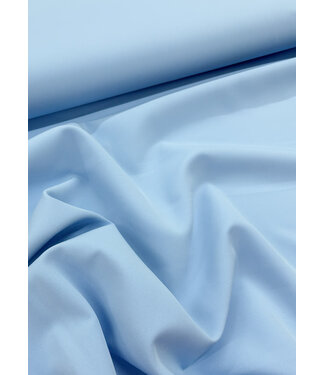 A la Ville light blue - stylish woven fabric - wrinkle-free - high quality (Italy)