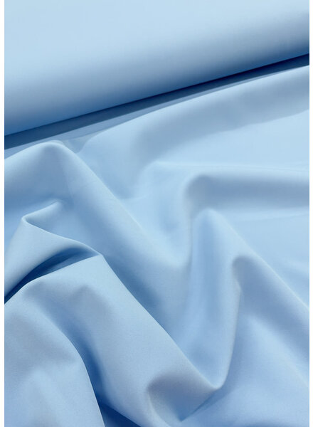 A la Ville light blue - stylish woven fabric - wrinkle-free - high quality (Italy)