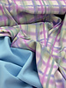 A la Ville light blue - beautiful translucent fabric for dresses or trousers