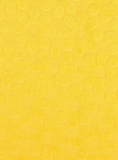 Madeline yellow flower - sponge / stretchy terry cloth