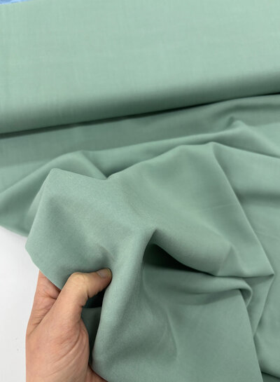 mint - effen rayon (viscose)