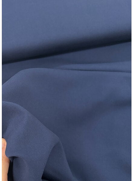 M. navy blue - plain rayon (viscose)