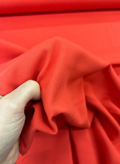 orange - plain rayon (viscose)
