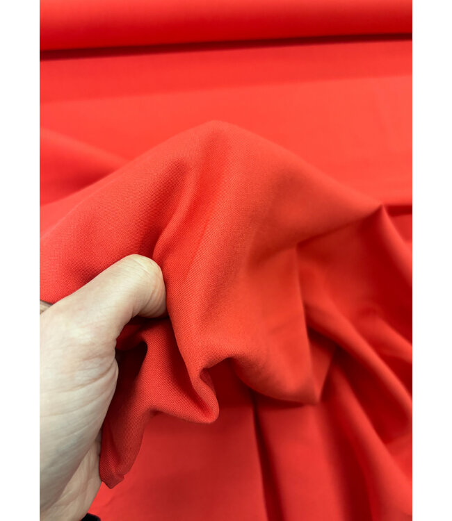 oranje - effen rayon (viscose)
