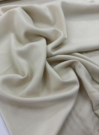 M. ecru - effen rayon (viscose)
