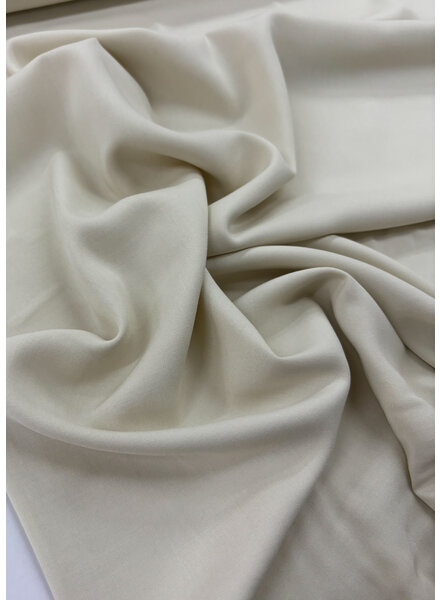 M. ecru - effen rayon (viscose)