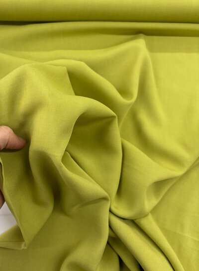 zacht groen - effen rayon (viscose)