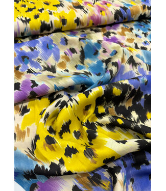 Madeline color explosion yellow - beautiful satin viscose