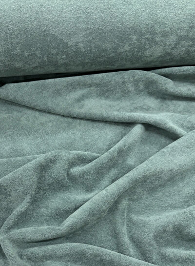 gray blue sponge / stretchy terry cloth