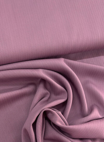 Madeline eggplant herringbone - ecovero viscose