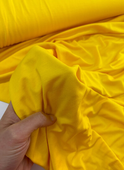 Madeline yellow bamboo - very soft jersey