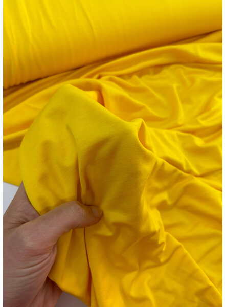 Madeline yellow bamboo - very soft jersey