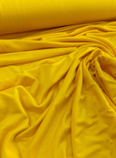 Madeline yellow bamboo - very soft jersey
