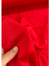 Madeline rood biologische bamboe tricot