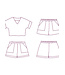 Atelier Jupe billie top & finn short - papieren patroon