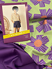 Madeline purple - smooth satin cotton