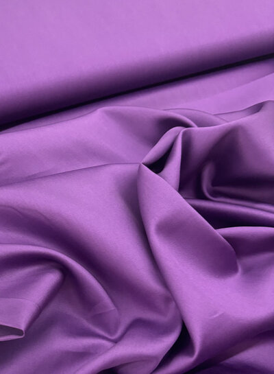 summery purple - supple satin cotton