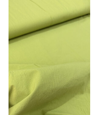 pear green stonewashed / paper touch poplin cotton