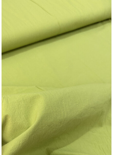 pear green stonewashed poplin cotton