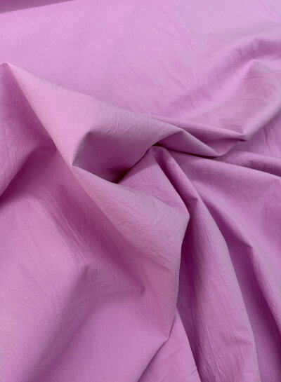 lilac stonewashed poplin cotton