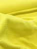 chartreuse yellow linen cotton mix double gauze / plain tetra