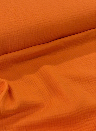 mandarin plain tetra - double gauze