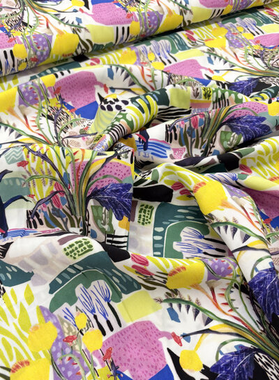 abstract landschap - viscose